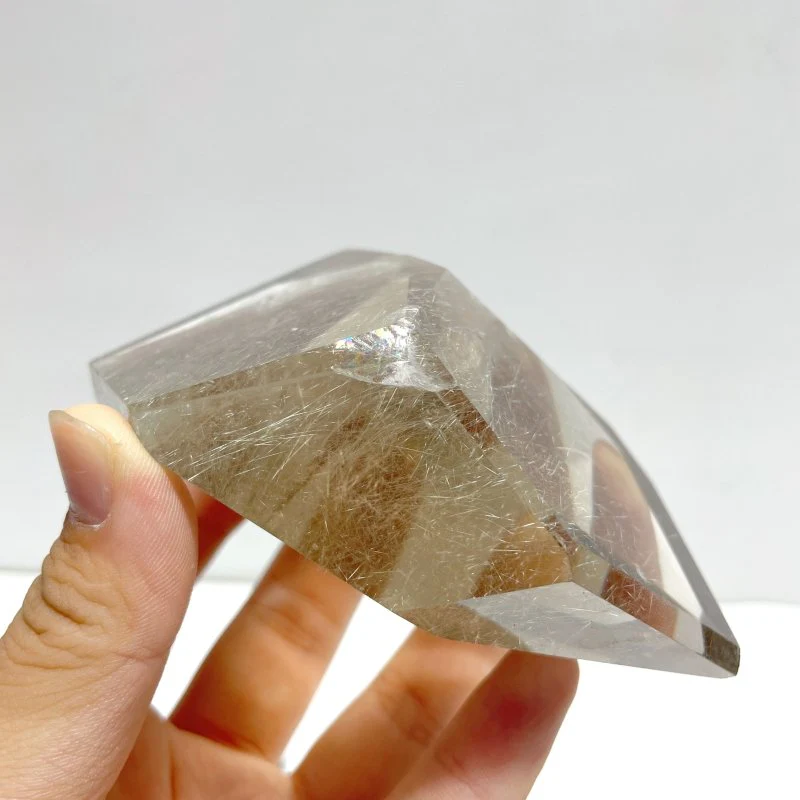 7 Pieces High Quality Gold Rutile Quartz Crystal Free Form - Image 4