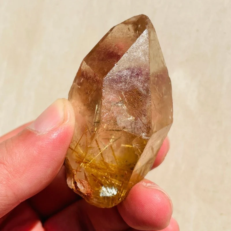 55 Pieces High Quality Gold Rutile Quartz Raw Stone - Image 5