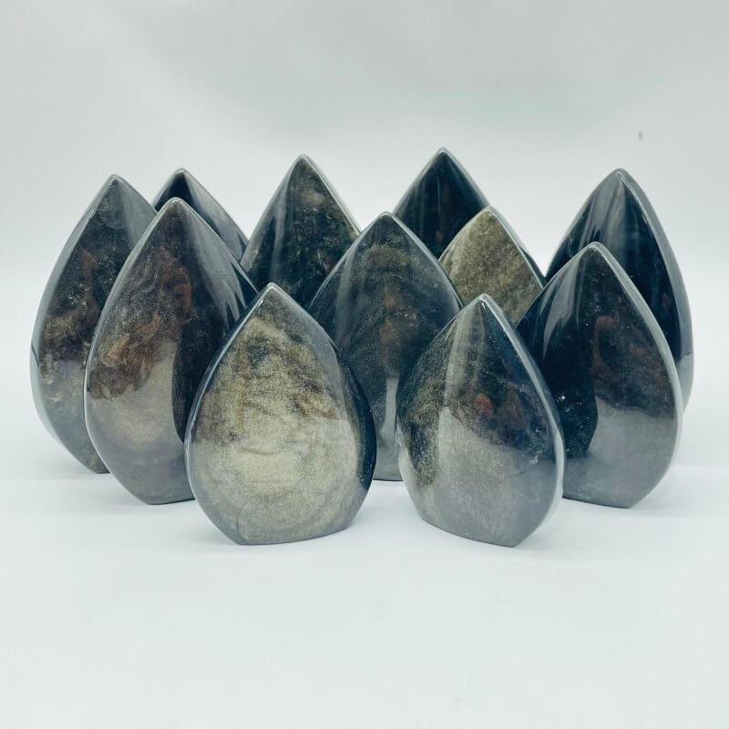 Gold Sheen Obsidian Arrow Head Shape Crystal Stone Wholesale - Image 5