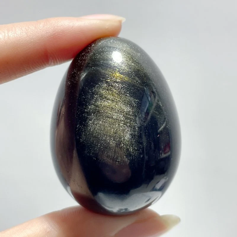 Gold Sheen Obsidian Egg Wholesale