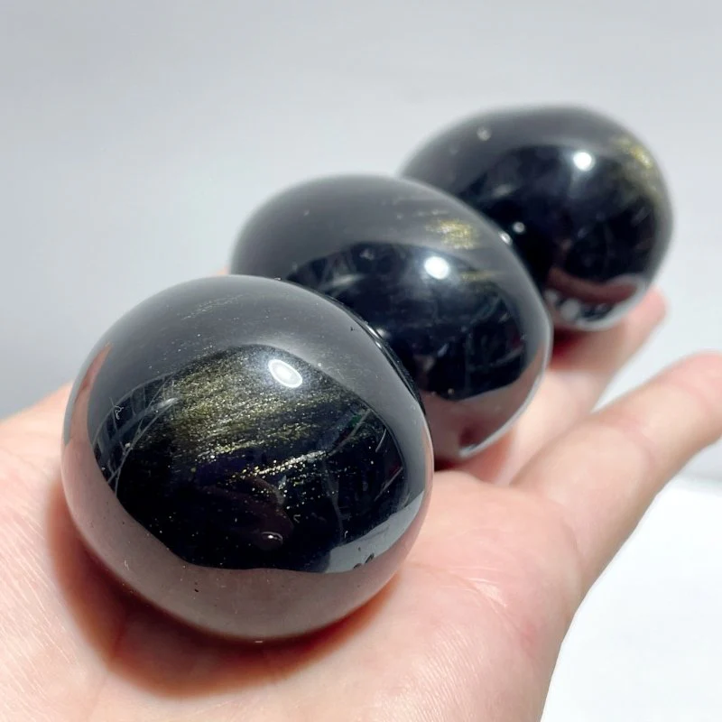 Gold Sheen Obsidian Egg Wholesale - Image 3