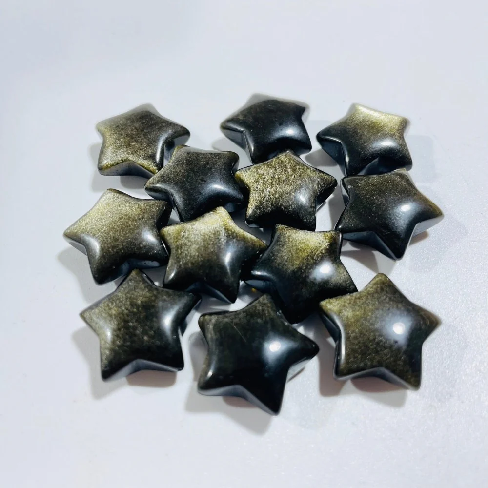 Gold Sheen Obsidian Moon&Star Wholesale - Image 3