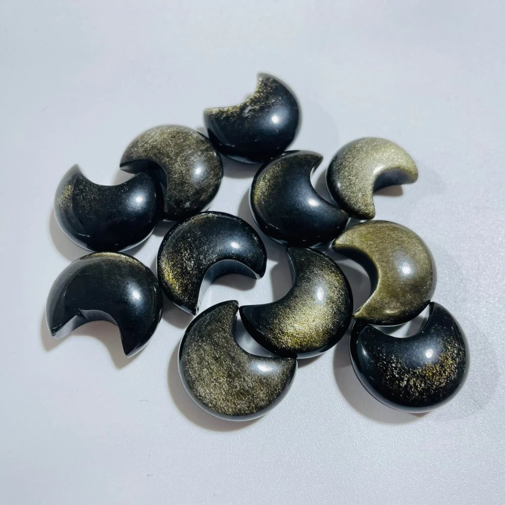 Gold Sheen Obsidian Moon&Star Wholesale - Image 4