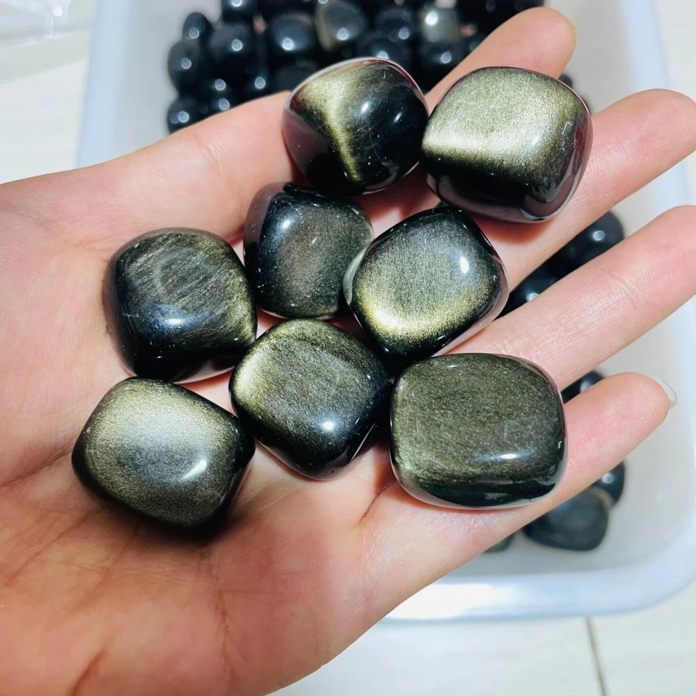 Gold Sheen Obsidian Tumbled Wholesale - Image 4