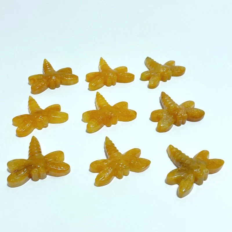 Golden Hematoid Quartz Dragonfly Carving Wholesale - Image 4
