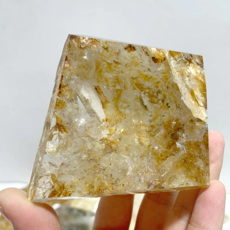 17 Pieces Golden Hematoid Quartz Free Form - Image 2