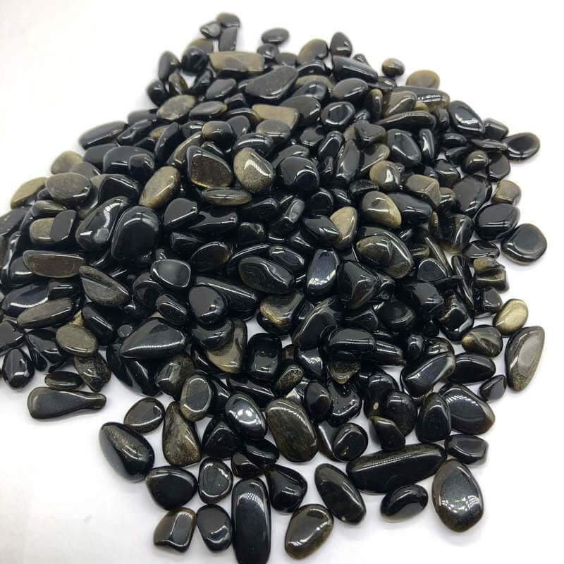 Golden Obsidian Quartz Gravel Stone Chips Wholesale - Image 3
