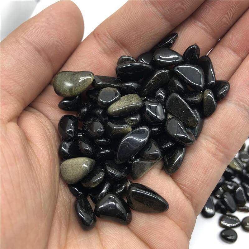 Golden Obsidian Quartz Gravel Stone Chips Wholesale - Image 4