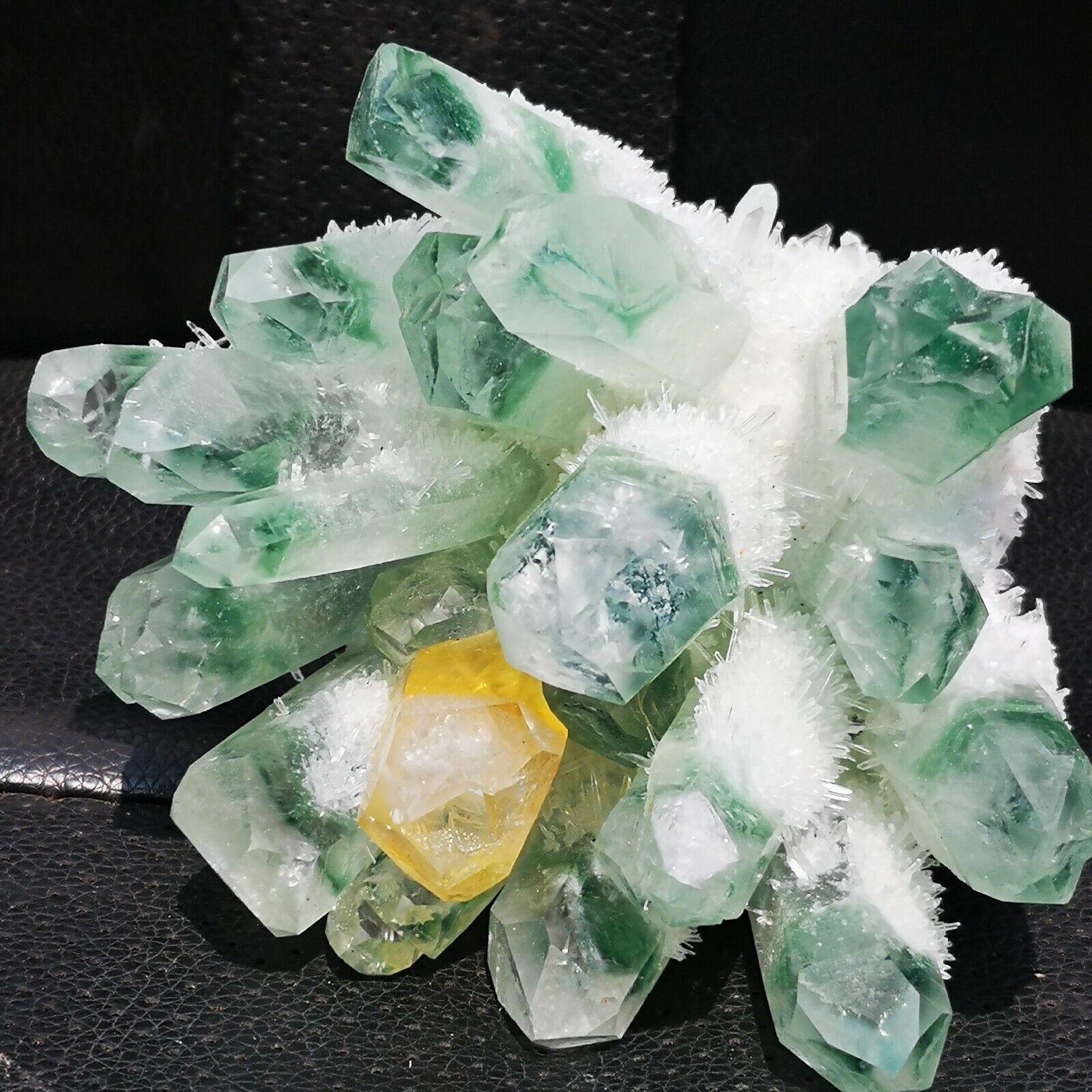 Green Aura Crystal Cluster Wholesale - Image 5
