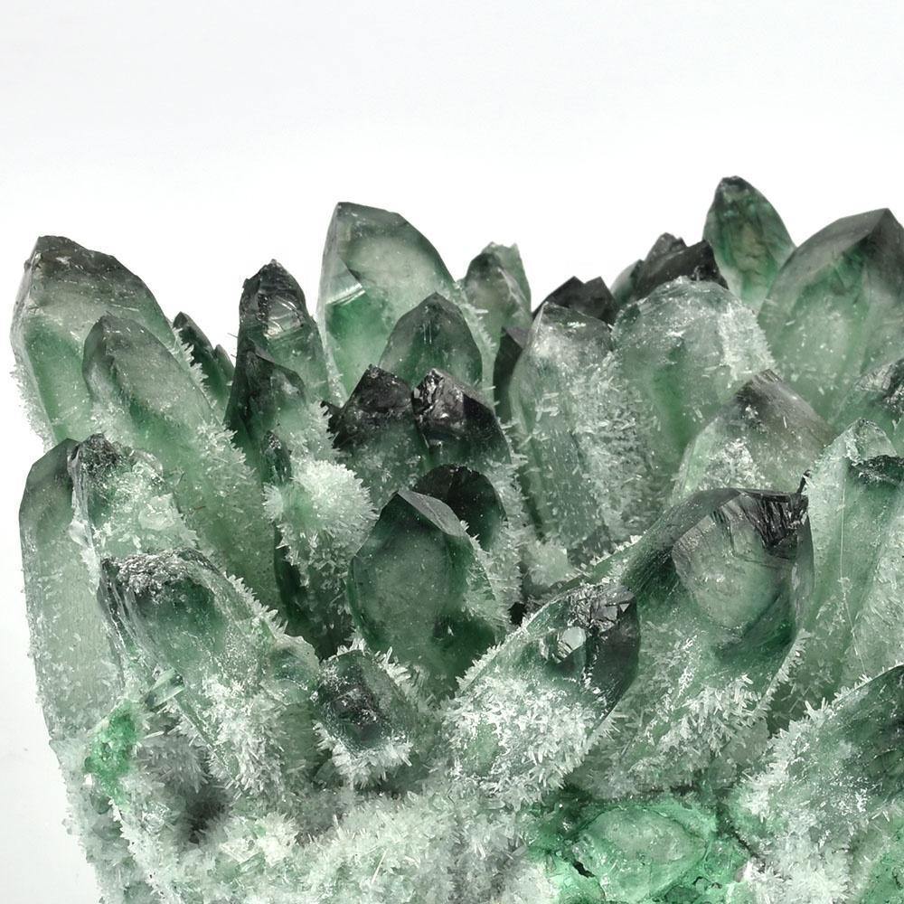 Green Aura Crystal Cluster Wholesale Man Made Crystal - Image 6
