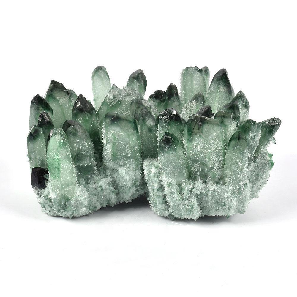 Green Aura Crystal Cluster Wholesale Man Made Crystal - Image 7