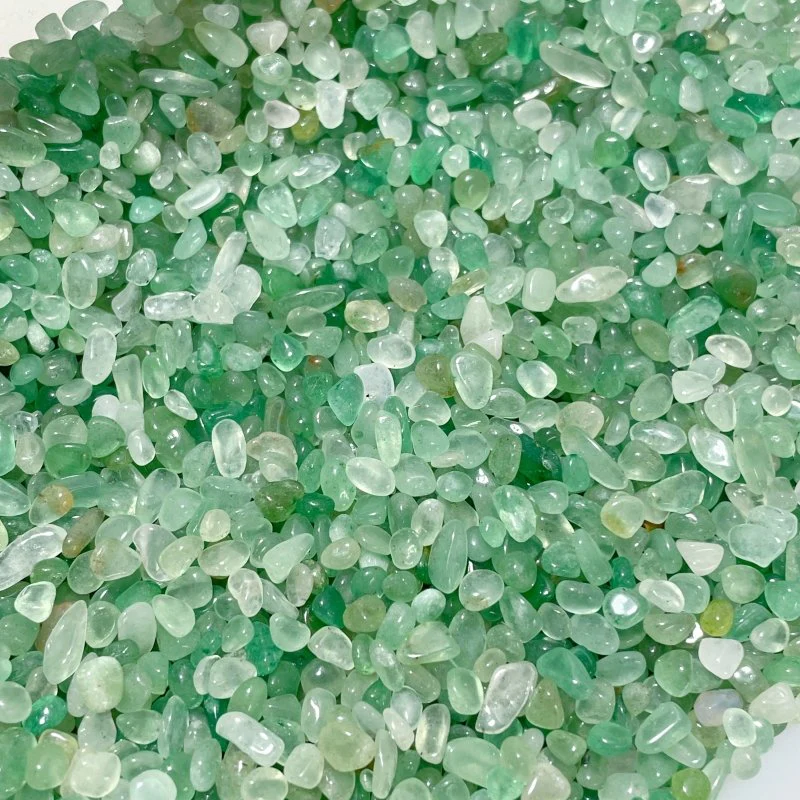 3-5mm Green Aventurine Chips Gravel Wholesale - Image 3
