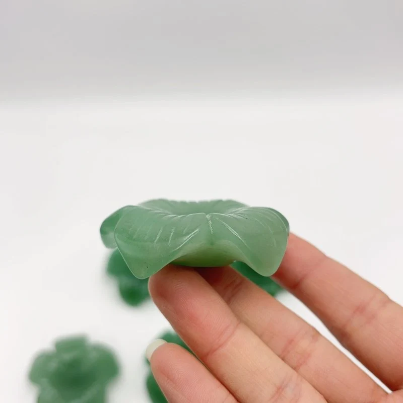 Green Aventurine Flower Crystal Stand Base Wholesale - Image 3