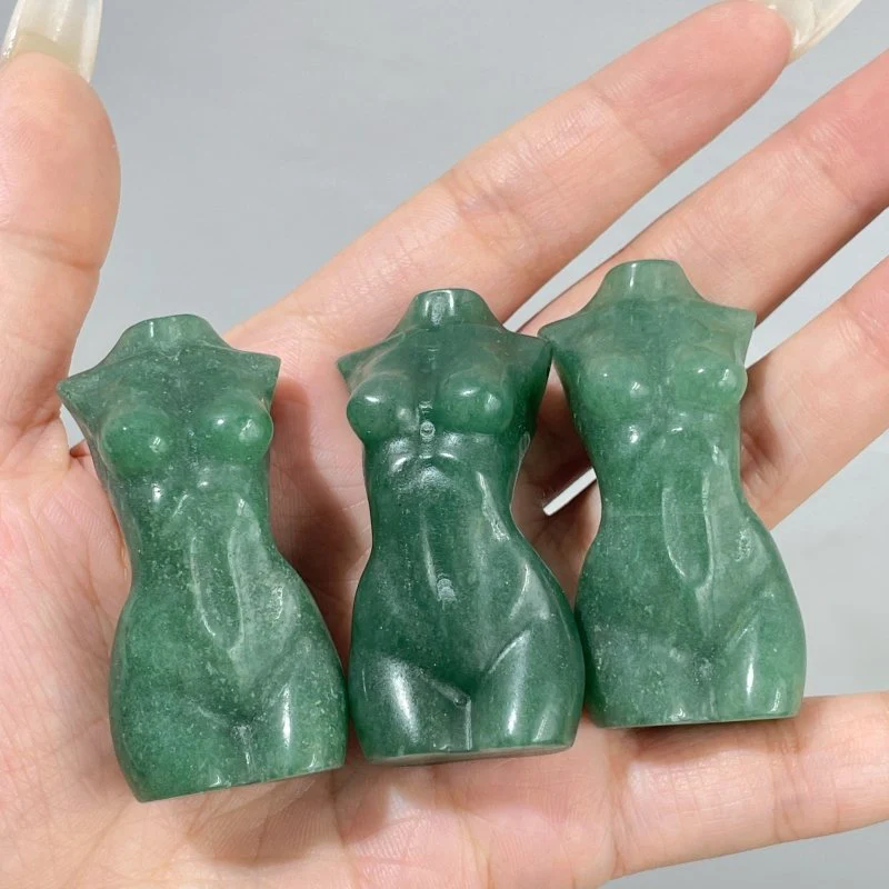 Green Aventurine Goddess Carving Wholesale - Image 4