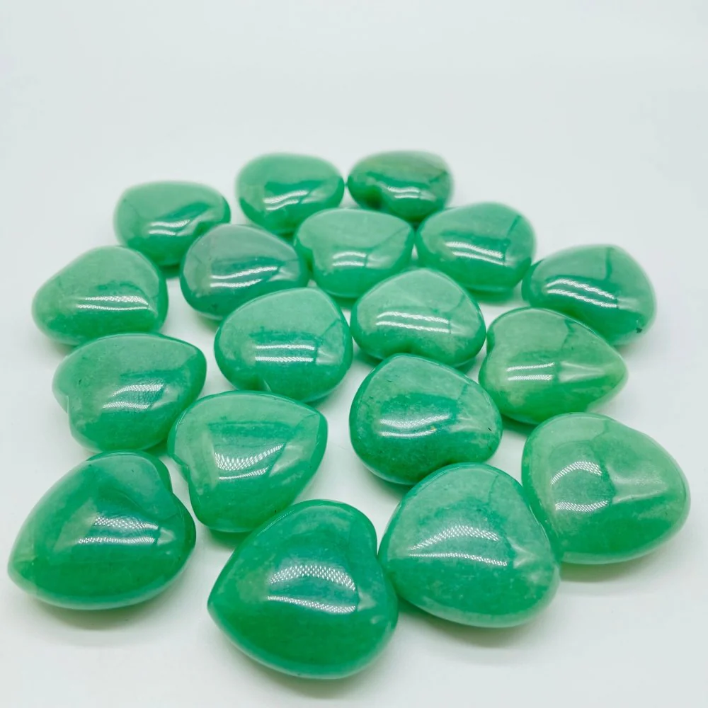 Green Aventurine Heart Wholesale - Image 2