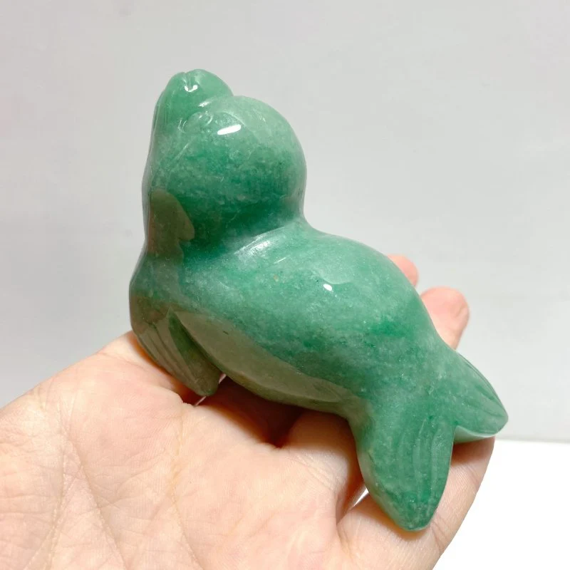 12 Pieces Green Aventurine Mixed Animals Carving - Image 4