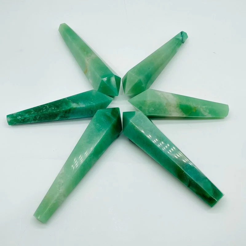 Green Aventurine Point Scepter Magic Wand Wholesale - Image 2