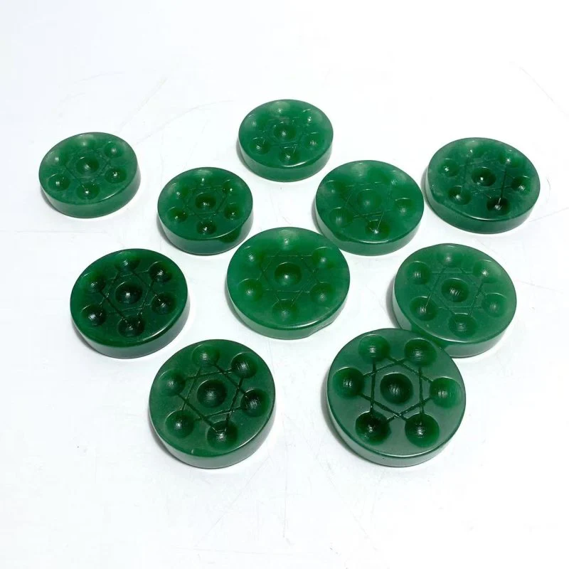 Green Aventurine Seven Star Array Sphere Stand Wholesale - Image 5