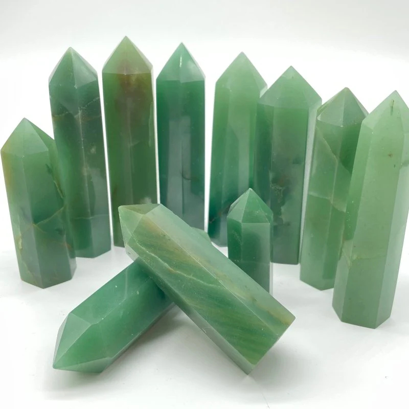 Green Aventurine Stone Points Wholesale Clearance - Image 3