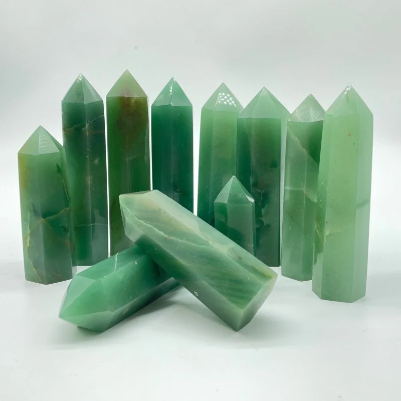 Green Aventurine Stone Points Wholesale Clearance - Image 4