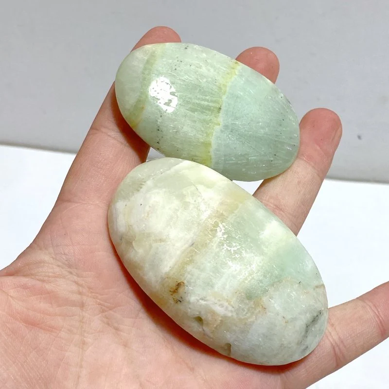 Green Calcite Palm Stone Wholesale Closeout - Image 5