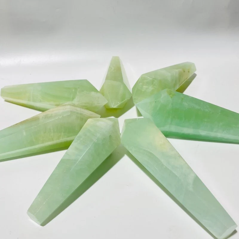 Green Calcite Scepter Point Magic Wand Wholesale - Image 2