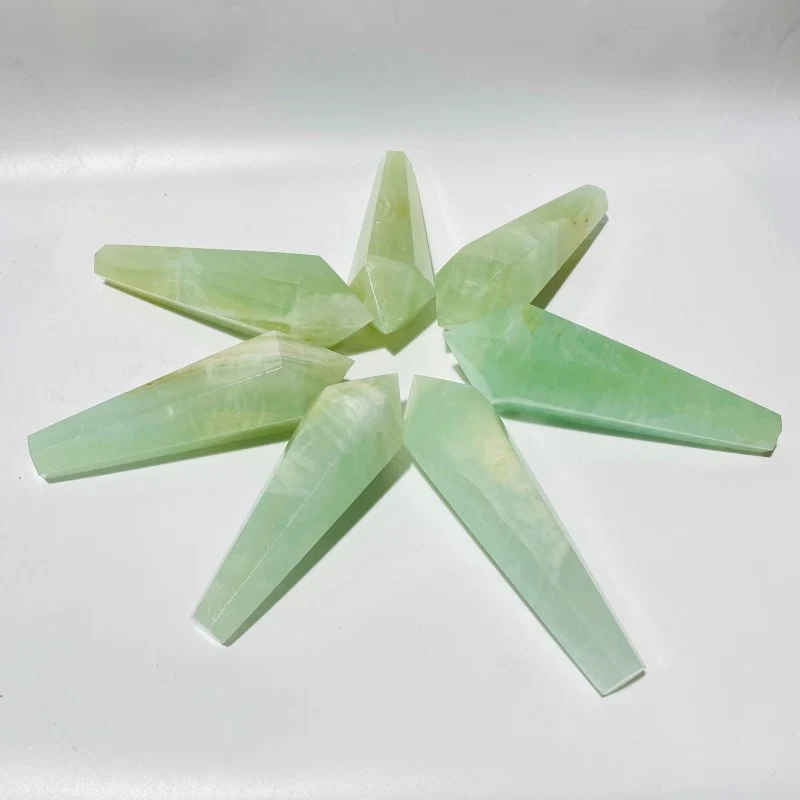 Green Calcite Scepter Point Magic Wand Wholesale - Image 4