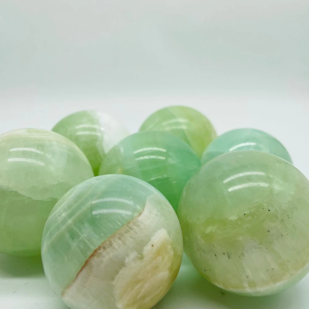 Green Calcite Spheres Ball Crystal Wholesale - Image 2
