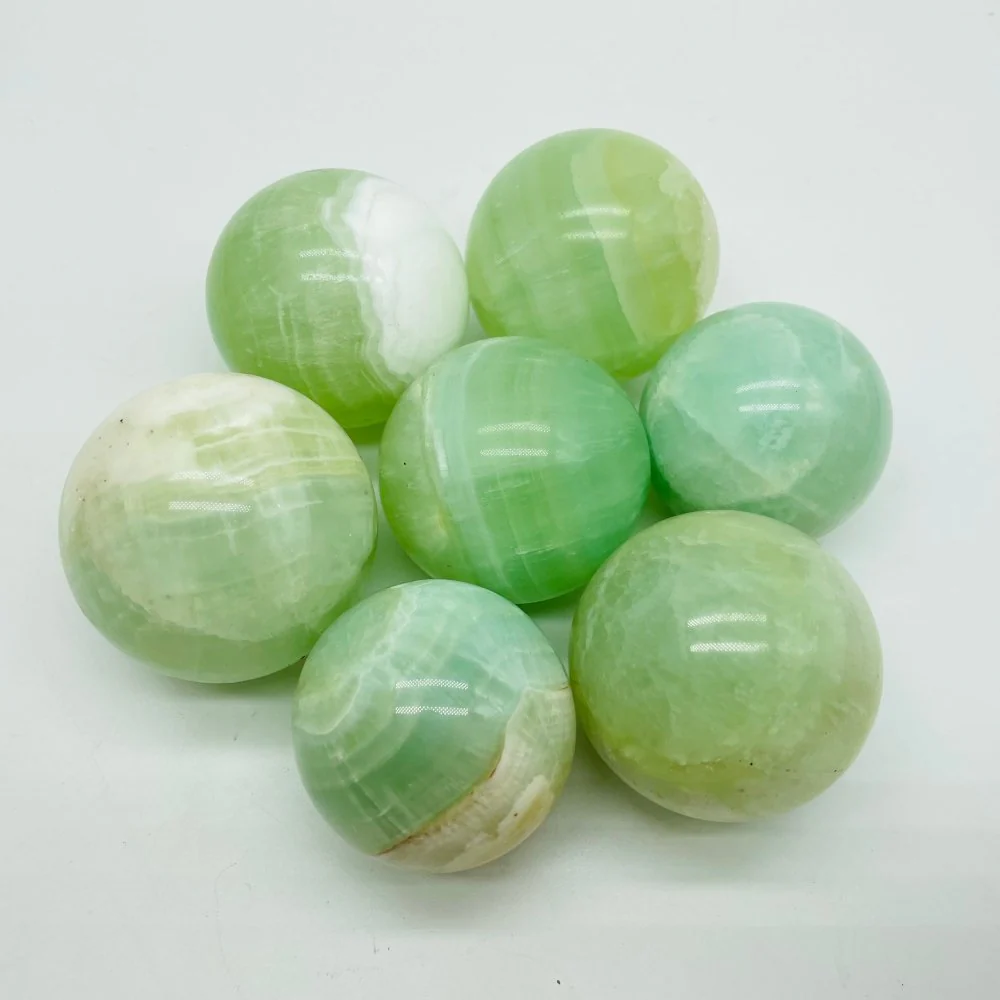 Green Calcite Spheres Ball Crystal Wholesale - Image 3