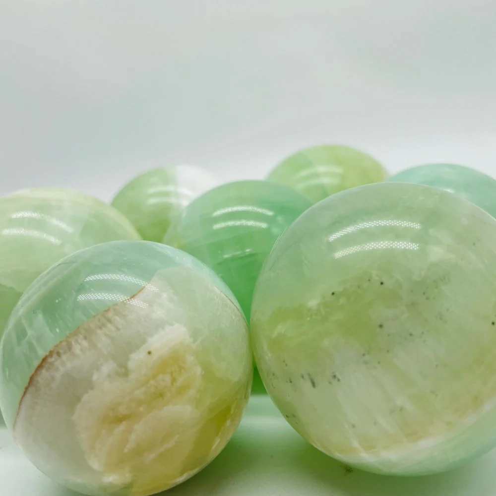 Green Calcite Spheres Ball Crystal Wholesale - Image 4