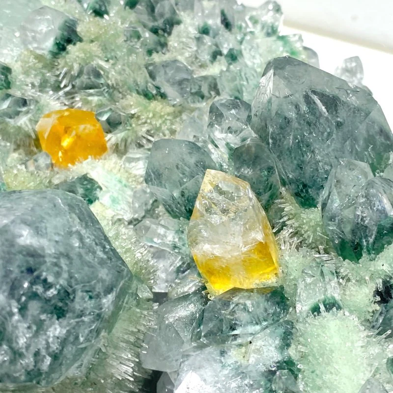 Green Crystal Cluster Man Made Crystal - Image 4