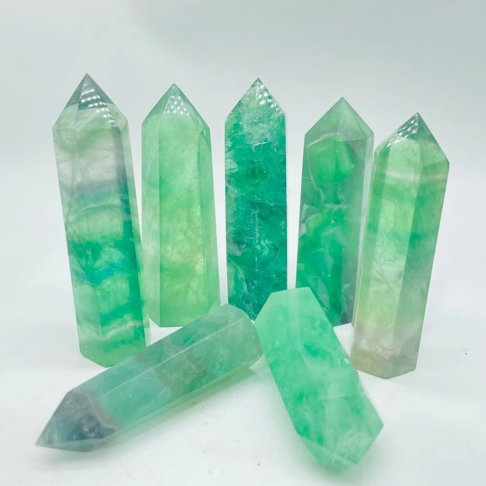 Green Fluorite Point Wholesale - Image 2