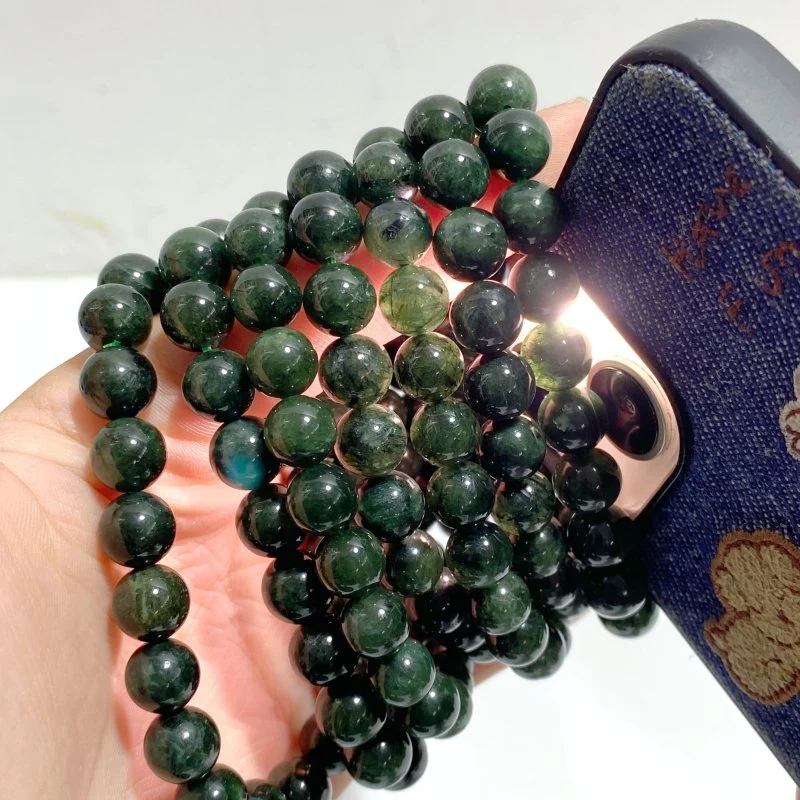 22 Pieces Green Full Rutile Quartz Bracelets - Image 2