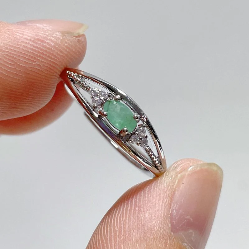 Green Jade Crystal Ring Wholesale