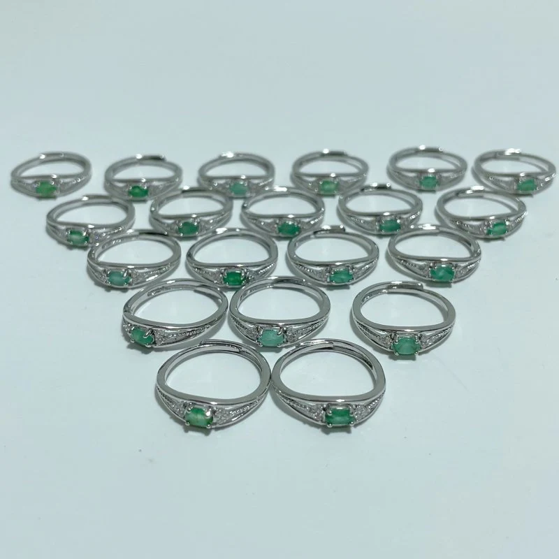 Green Jade Crystal Ring Wholesale - Image 2