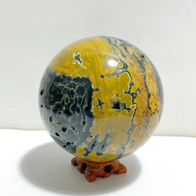 Large 8th Vein Ocean Jasper Sphere