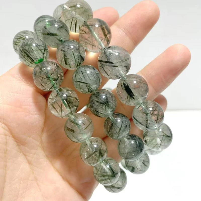 3 Pieces Green Tourmaline Bracelets