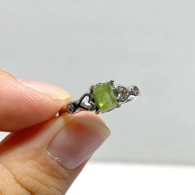 Green Tourmaline Rings Wholesale - Image 2