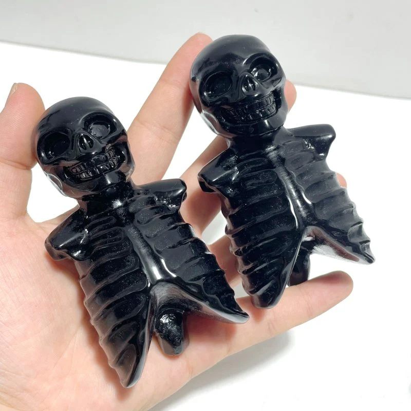 Halloween Obsidian Skull Carving Wholesale - Image 3