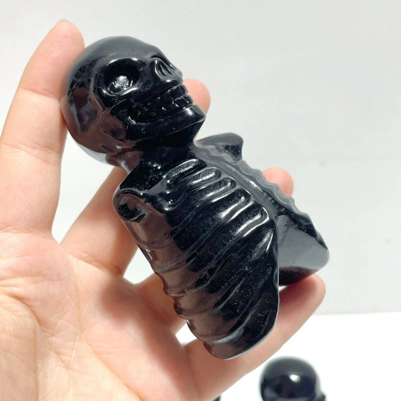 Halloween Obsidian Skull Carving Wholesale - Image 4