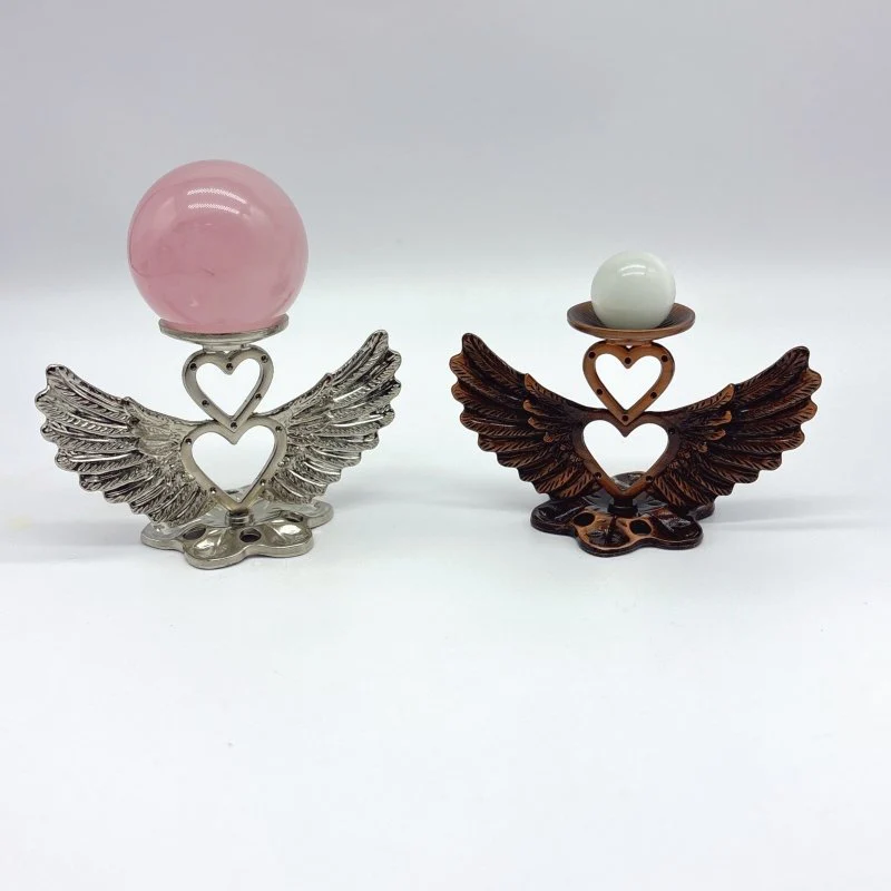 Heart Wing Crystal Sphere Stand Wholesale