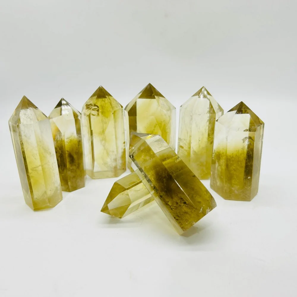 Heat Treatment Fat Citrine Quartz Point Wholesale - Image 2