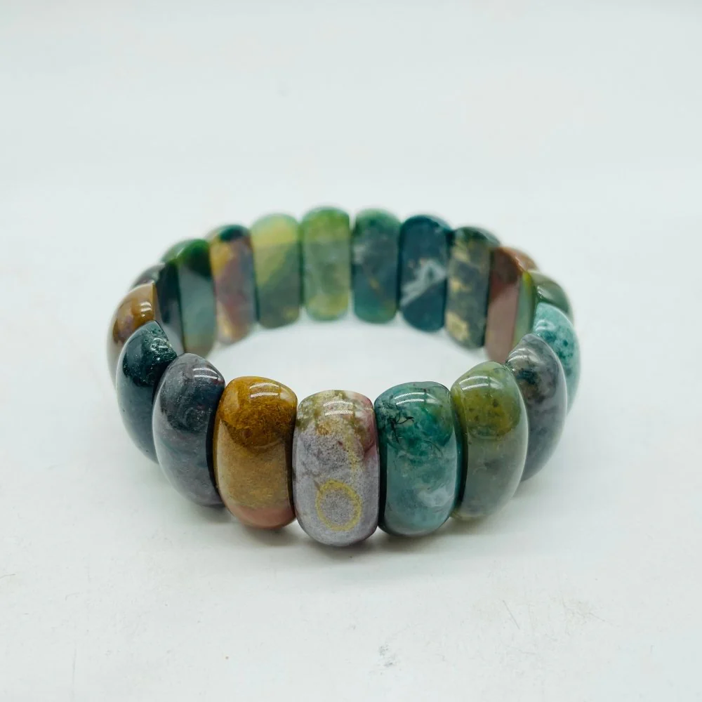 Hematite & Ocean Jasper Bracelet Crystal Wholesale - Image 4
