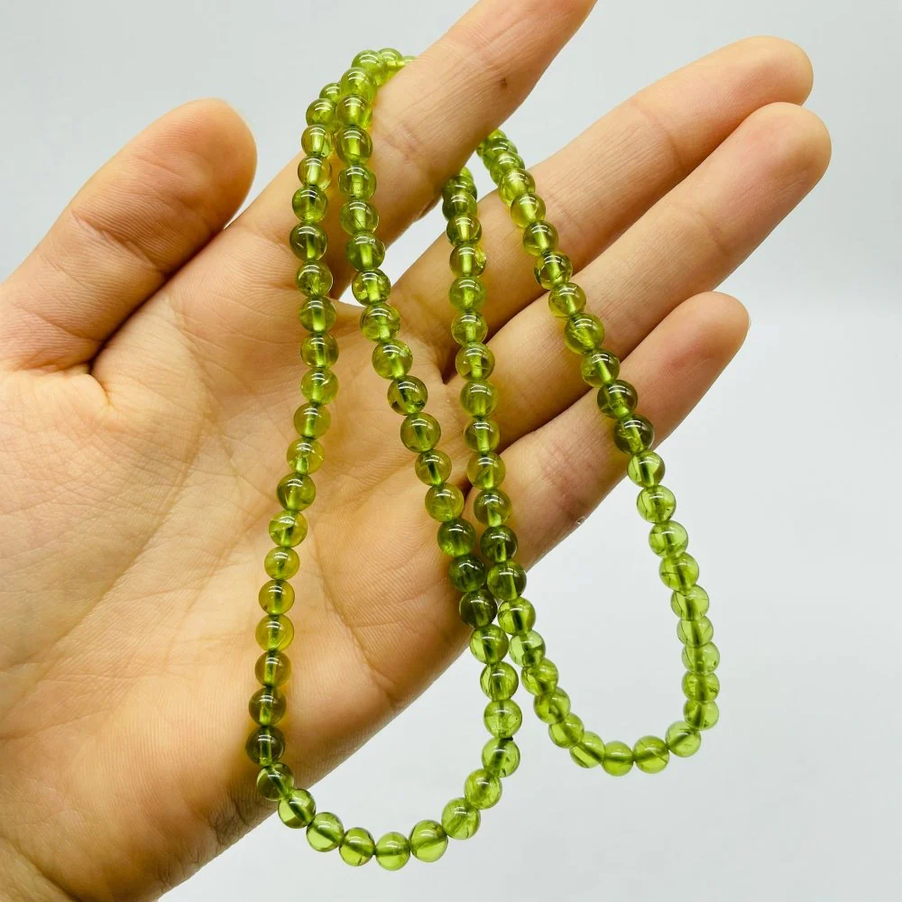 High Grade 3-Loop Peridot Bracelet/Necklace (HGUB05) - Image 3