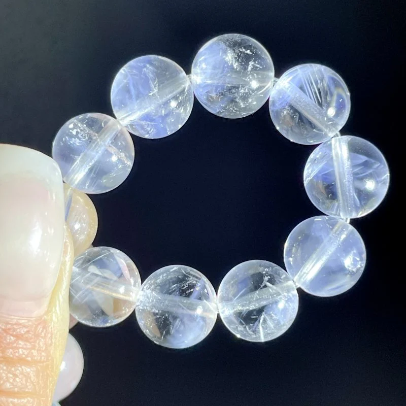 High Grade Blue Angle Feather Quartz Crystal Bracelet(HGUB14) - Image 6