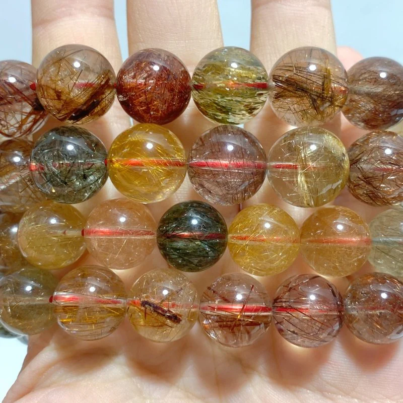 4 Pieces High Grade Rutile Quartz Bracelet For Collection - Image 3