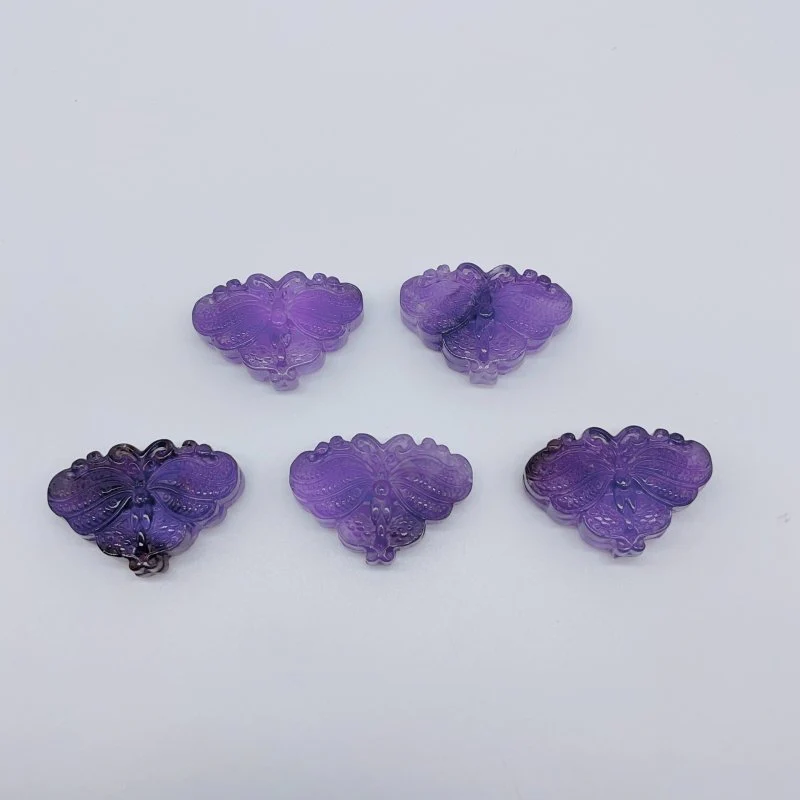 High Quality Amethyst Butterfly Carving Wholesale - Image 2