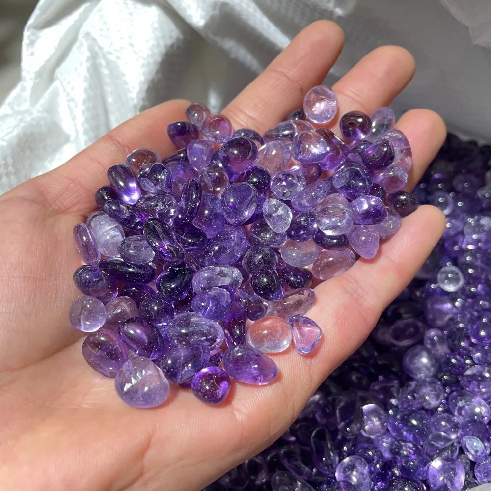 High Quality Clear Amethyst Gravel Chips Wholesale - Image 2