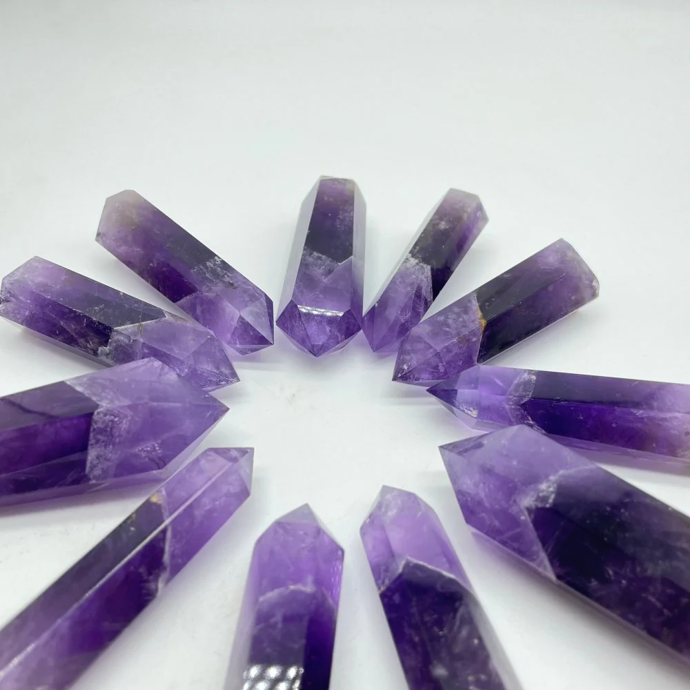 High Quality Amethyst Phantom Mountain Tower Points Wholesale - Image 2