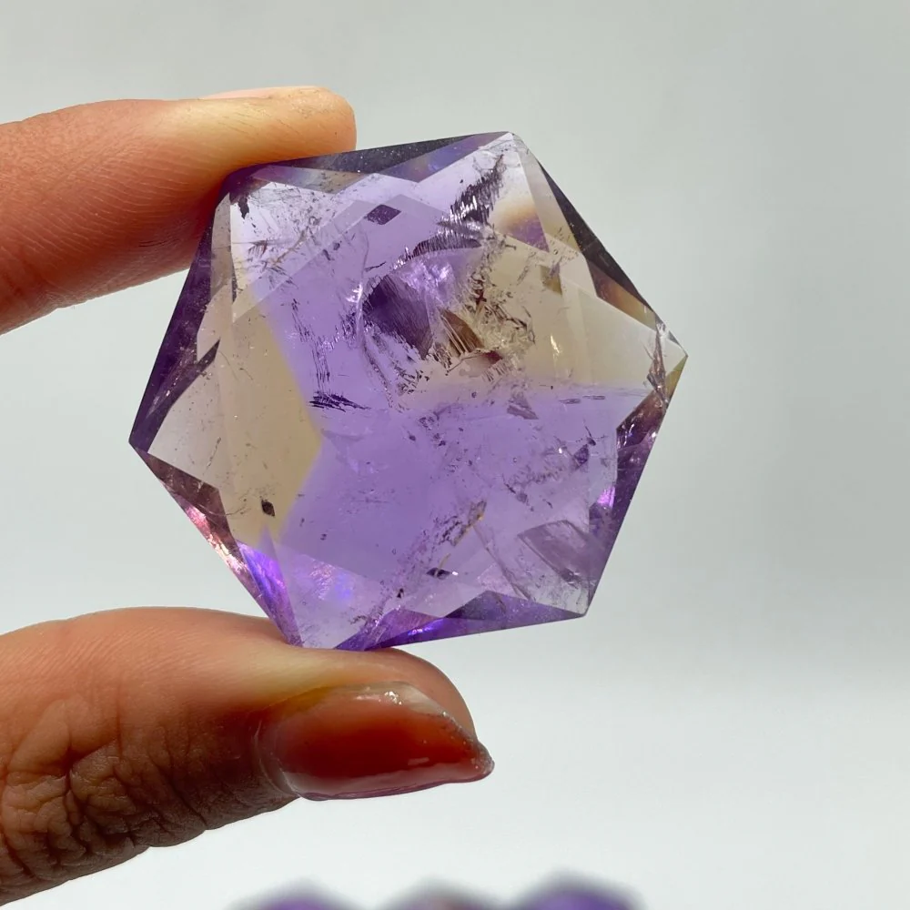 19 Pieces High Quality Ametrine Star Of David Crystals - Image 4